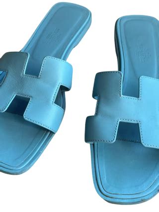 ciabatte hermes azzurre